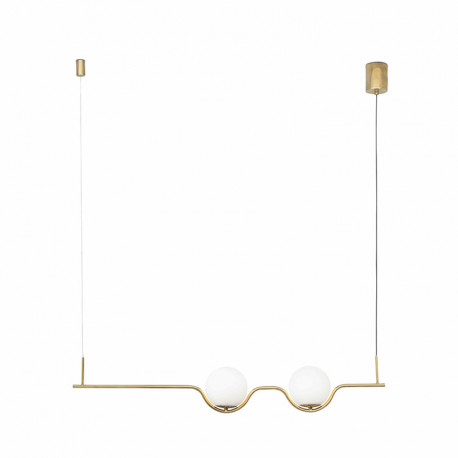 Suspension 2 lampes Le Vita Faro - IP20 - 13W - 2700K - Or
