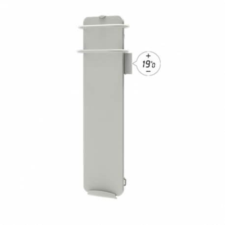 Sèche-serviettes connecté avec soufflerie Campaver Ultime 3.0 Campa - Rayonnant - 1000W+600W - Lys blanc