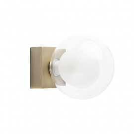 Applique acier or vieilli Perla Faro - IP44 - G9 - Sans ampoule
