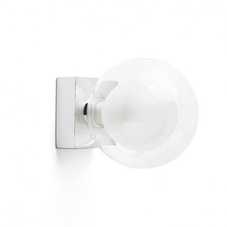 Applique acier chrome Perla Faro - IP44 - G9 - Sans ampoule