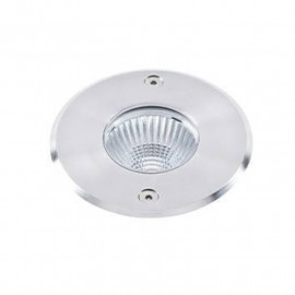 Encastré de sol rond PURE 380 Indigo - 7W - 3000K - IP67 - Inox