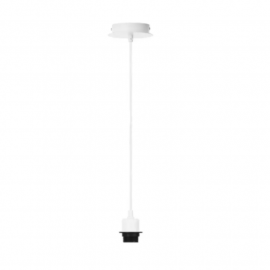 Suspension intérieure sans abat-jour Fenda SLV - E27 - 60W - Blanc