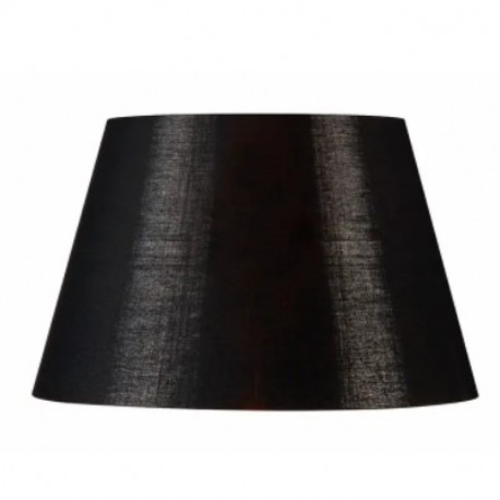 Abat-jour conique Fenda SLV - Ø 455mm - H 280mm - Textile - Noir et cuivre