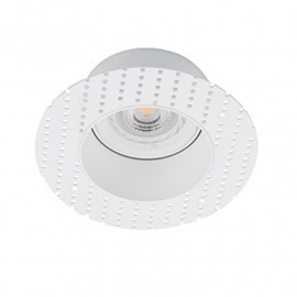 Encastré rond Fresh Faro - IP20 - GU10 - Blanc - Sans ampoule