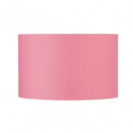 Abat-jour rond Fenda SLV - Ø 455mm - H 280mm - Textile - Rose