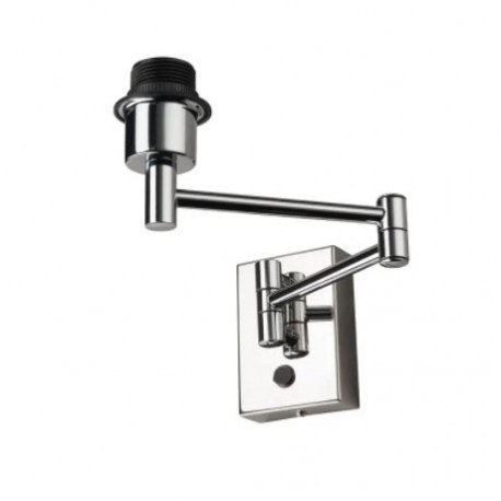 Applique extensible Fenda SLV - E27 - 40W - Chrome - Sans abat-jour