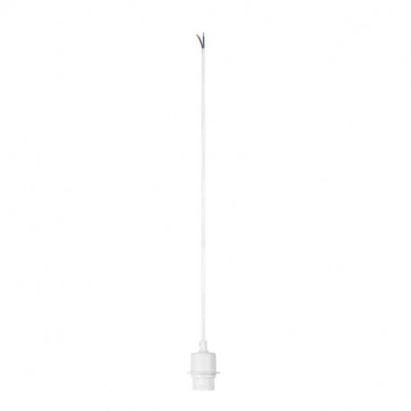 Suspension intérieure câble nu Fenda SLV - E27 - 60W - Blanc - Sans abat-jour