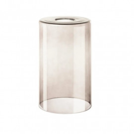 Abat-jour rond Fenda SLV - Ø 125mm - 40W max - Verre - Brun