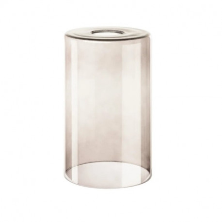 Abat-jour rond Fenda SLV - Ø 125mm - 40W max - Verre - Brun
