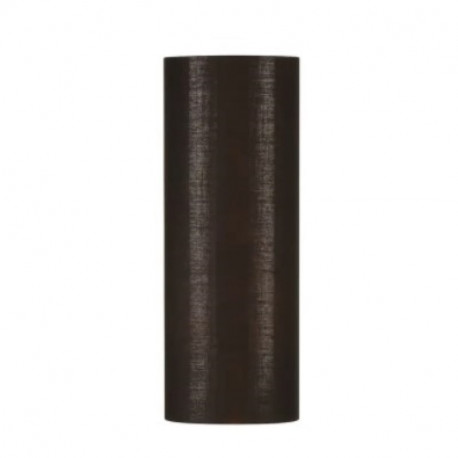 Abat-jour cylindrique Fenda SLV - Ø 150mm - H 400mm - Textile - Noir et cuivre