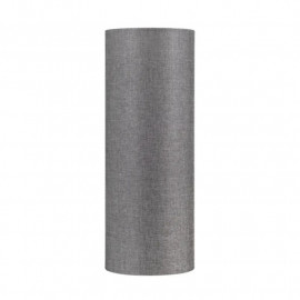 Abat-jour cylindrique Fenda SLV - Ø 150mm - H 400mm - Textile - Gris