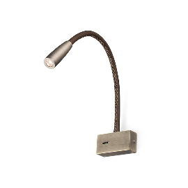 Applique lecteur LEAD Faro - IP20 - 3W - 3000K - Bronze