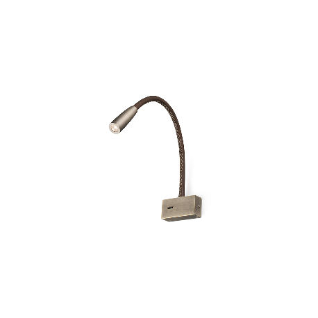 Applique lecteur LEAD Faro - IP20 - 3W - 3000K - Bronze