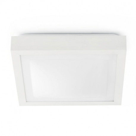 Applique plafonnier LED TOLA-2 Faro - IP44 - E27 - Blanc