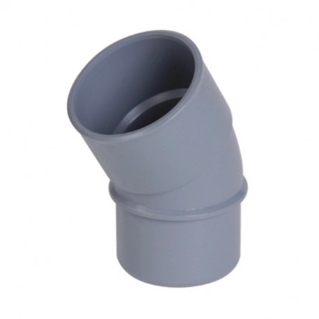 Raccord évacuation secteur de coude simple mâle femelle 30° ø100