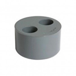 Raccord d'évacuation tampon de réduction double mâle femelle 100-40-40mm