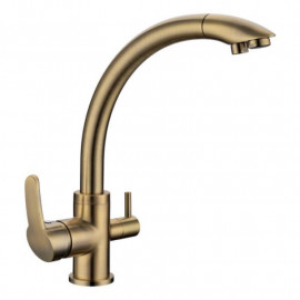 Robinet mitigeur ”Everglades” Waterconcept - 3 voies - Bronze