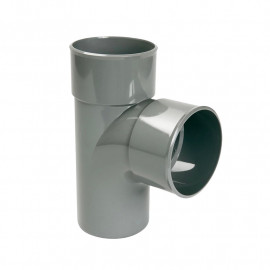 Raccord évacuation culotte simple mâle femelle 87.30° 40mm