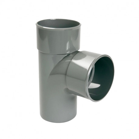 Raccord évacuation culotte simple mâle femelle 87.30° 40mm