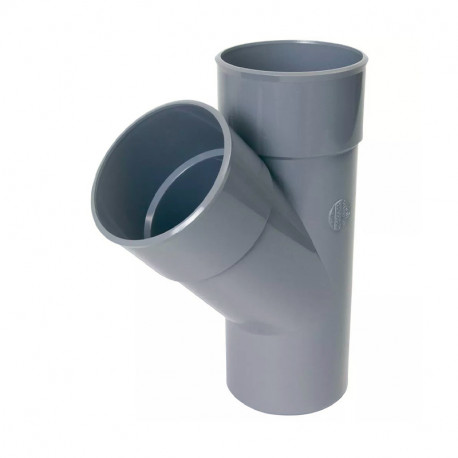 Raccord évacuation culotte simple mâle femelle 45° 50mm