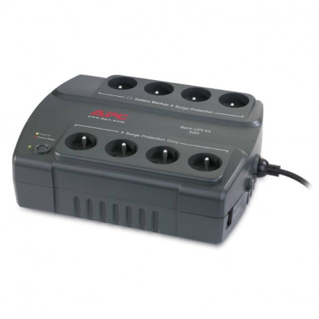Onduleur Back-UPS APC Schneider Electric - 400VA - 8 prises FR - Offline
