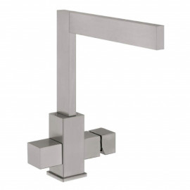 Robinet filtrant design Como Waterconcept - 3 voies - Nickel brossé