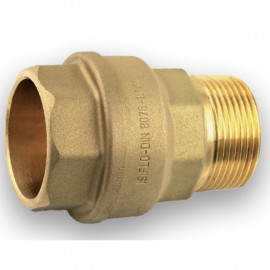Raccord à compression laiton union mâle 25x3/4