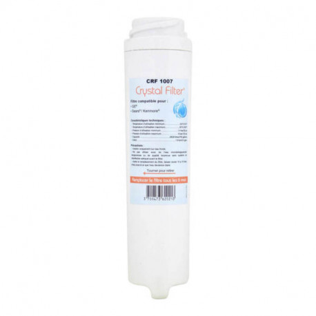 Filtre à eau CRF1007 Crystal Filter - Charbon actif - Pour réfrigérateur américain General Electric