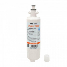Filtre à eau CRF4874 Crystal Filter - Charbon actif - Pour réfrigérateur américain Beko/ Lamona