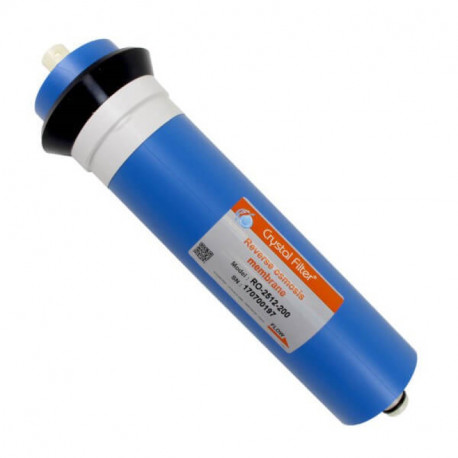 Membrane d'osmose RO-2512-200 Crystal Filter - 200GPD - Bleu