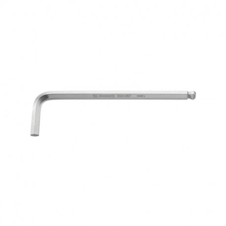 Clé Allen en L métrique Facom - Mâle - Tête sphérique - Bras long - 1.5mm - Inox