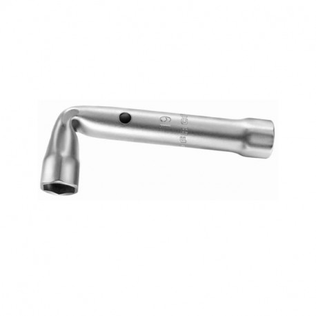 Clé à pipe en tube coudé débouché Facom - 5mm - Chromé satiné