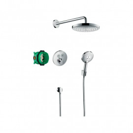 Ensemble de douche encastré Raindance select S avec mitigeur thermostatique Shower Select S Hansgrohe