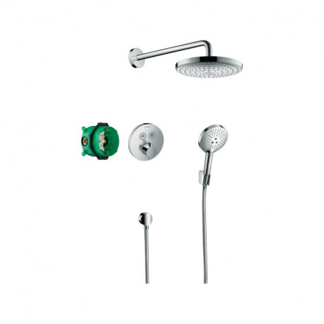 Ensemble de douche encastré Raindance select S avec mitigeur thermostatique Shower Select S Hansgrohe