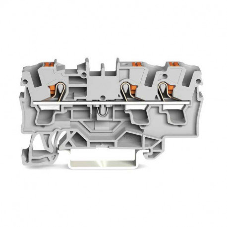 Boîte de 50 bornes de passage pour 3 conducteurs - 4mm² - Push-In CAGE CLAMP®