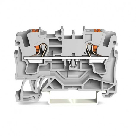 Boîte de 50 bornes de passage pour 2 conducteurs - 4mm² - Push-In CAGE CLAMP®