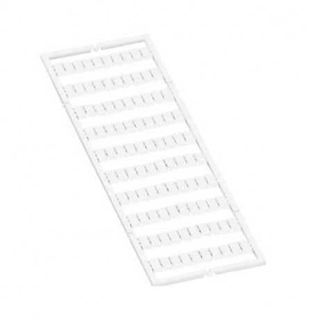 Lot de 5 Cartes de repérage WMB - Étiquette 5mm - Impression 151 à 200 - Blanc