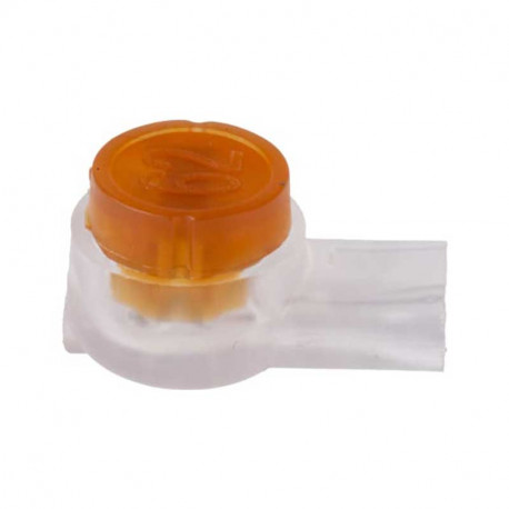 Lot de 100 connecteurs de raccordement bout à bout RS Pro - 26-19 AWG - Jaune