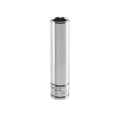 Douille 6 pans creux 1/4" longue Facom - Carré - 5mm - Chromé brillant