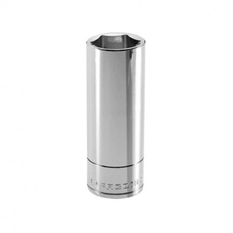 Douille 6 pans creux 1/2" longue Facom - Carré - 24mm - Chromé brillant