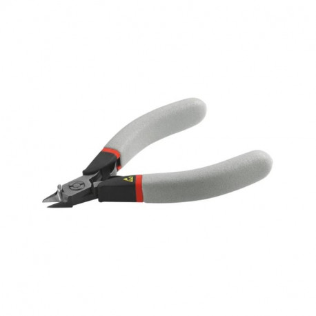 Pince coupante oblique ESD Facom - Pour composants DIP-CMS - 110mm - Coupe 0.7mm max.