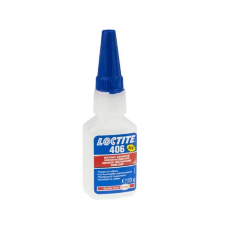 Colle Super Glue instantanée Loctite 406 - Liquide - Bouteille - 20g - Transparent
