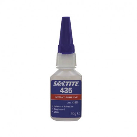 Colle Super Glue instantanée Loctite 435 - Liquide - Bouteille - 20g - Transparent