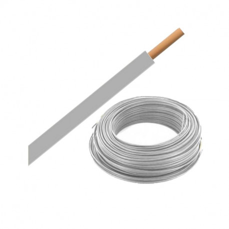 Bobine de Câble H07VU 1,5 mm² - 100 m - Gris