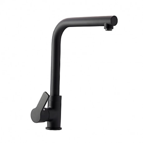 Mitigeur évier Kali Aquance - Bec L - Noir mat