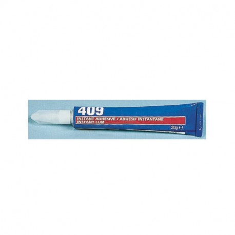 Colle Super Glue instantanée Loctite 409 - Gel - Tube - 20g - Transparent