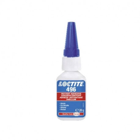 Colle Super Glue instantanée Loctite 496 - Liquide - Bouteille - 20g - Transparent