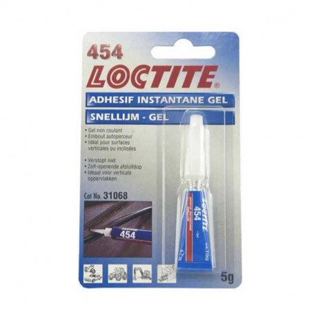 Colle Super Glue instantanée Loctite 454 - Gel - Tube - 5g - Transparent