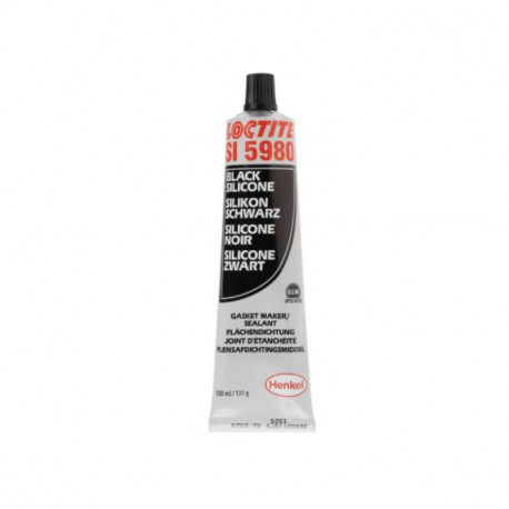 Mastic silicone Loctite SI 5980 - Pâte - Tube - 100ml - Noir