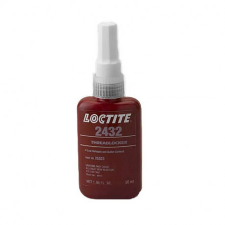 Frein filet liquide Loctite 2432 - Pour fixations filetées - Bouteille - 50ml - Bleu